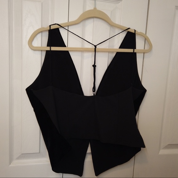 Zara  Combination Velvet Vest. - Picture 2 of 10